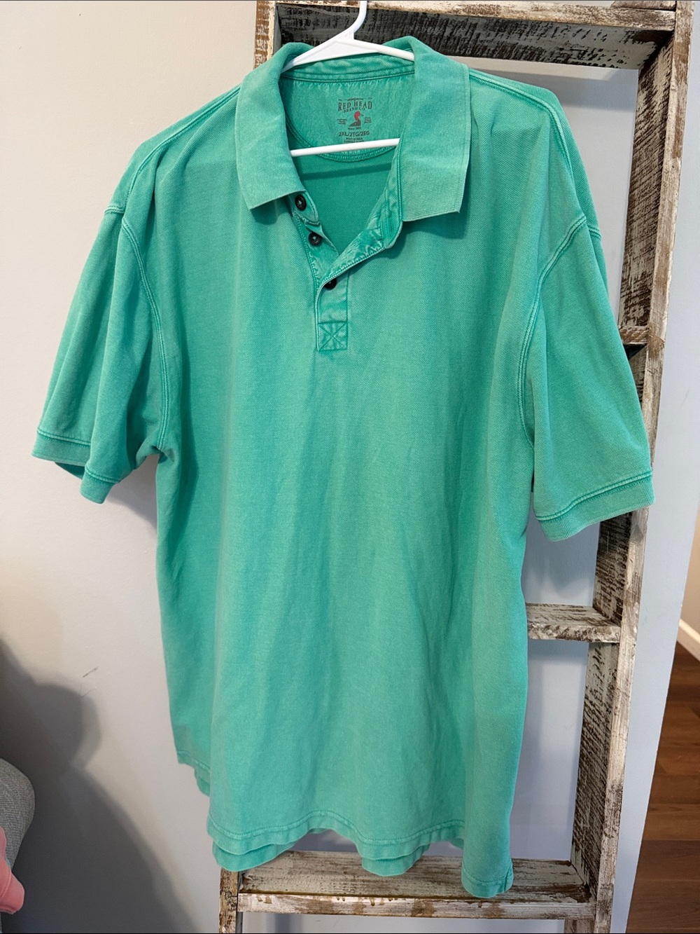 RedHead Mint Green Men's Polo Shirt